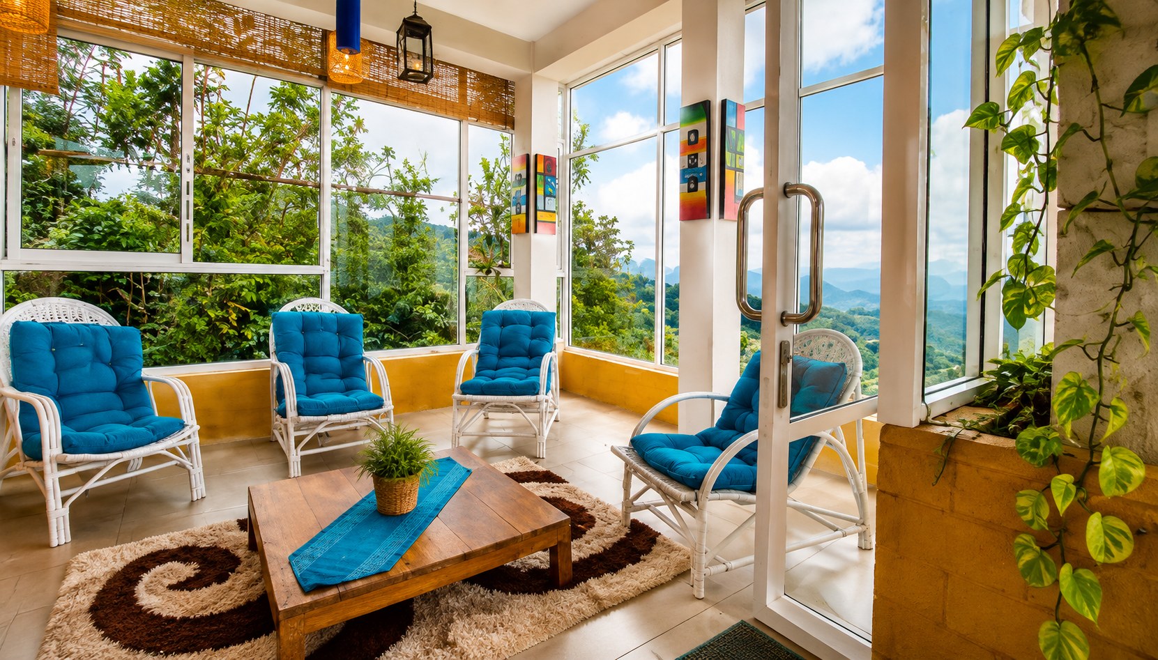 Glass room
